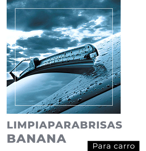 Plumas Limpiaparabrisas Banana Curva 19/21 Pulgadas 2 Plumas
