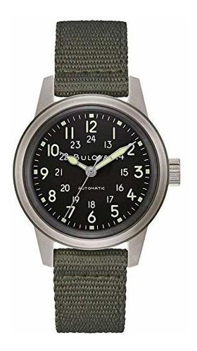 Reloj Automatico Bulova Military Vwi Edicion Especial Hack P