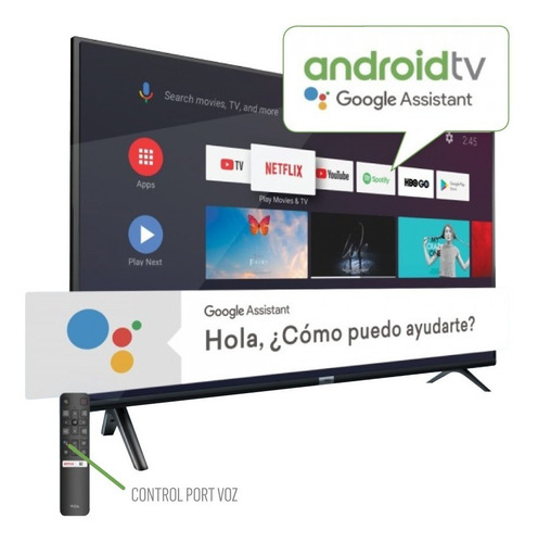 Smart TV RCA XC32SM LED Android TV HD 32" 100V/240V