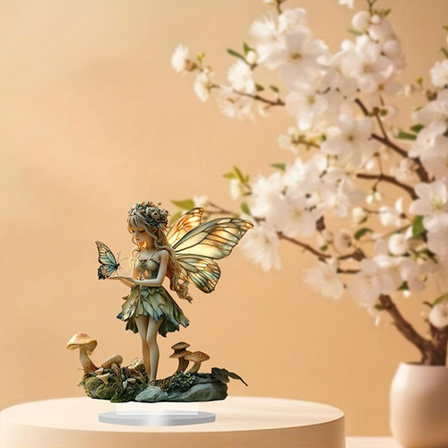 Adorno De Mesa De De Mariposa, Regalo De Exhibición 2d,