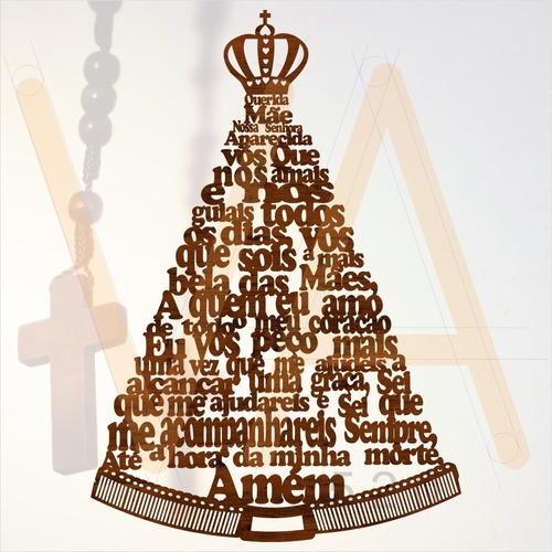 Arquivo, Oração, Nossa Senhora, Cnc Laser
