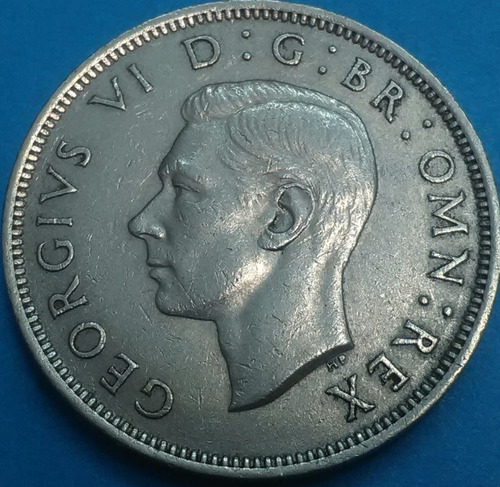 Gran Bretaña 2 Shillings 1948 Niquel