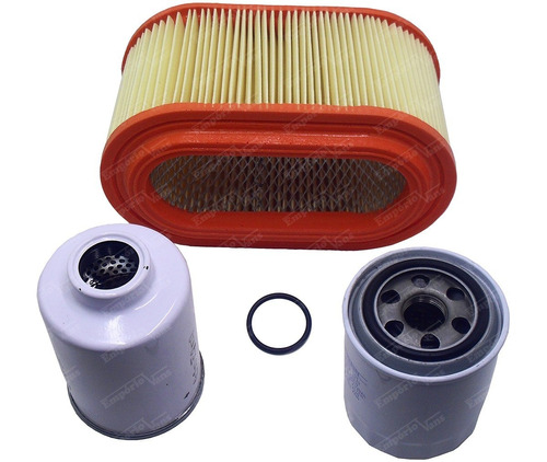 Kit Filtro Ar Oleo Combustível Hyundai Hr 2.5 8v Até 2012