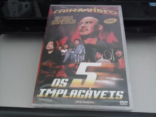 Dvd Os 5 Implacáveis - China Video