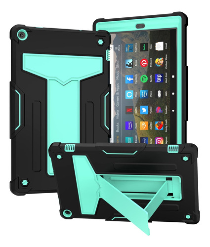 Funda Prueba Golpe Para Tablet Fire Hd 10 7ª 9ª Generacion