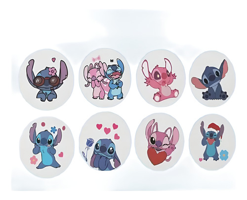 Pegatinas De Stitch Stickers 8 Diseños Calcomanías 500pzas