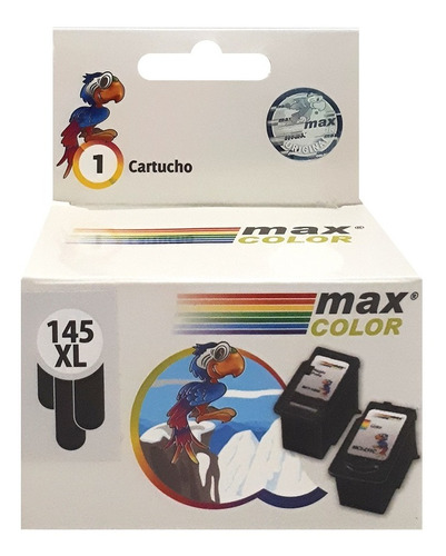 Cartucho Maxcolor Negro Compatible Canon Ip2810 Pg-145 Xl