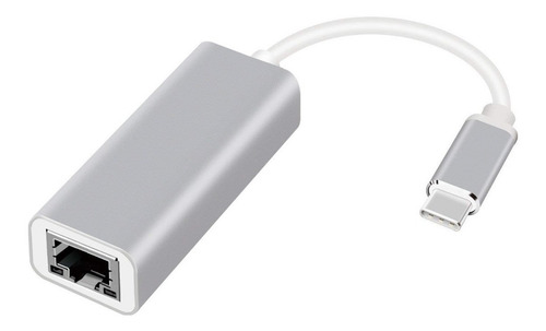 Imagen 1 de 8 de Adaptador Usb C 3.1 A Red / Ethernet / Rj45 / Aluminio