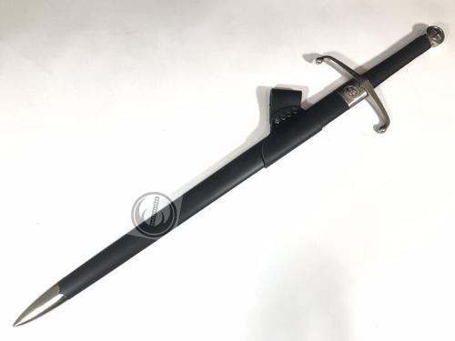 Imagem 5 de 10 de Espada Medieval Templário Funcional Afiada Corte Aço Carbono