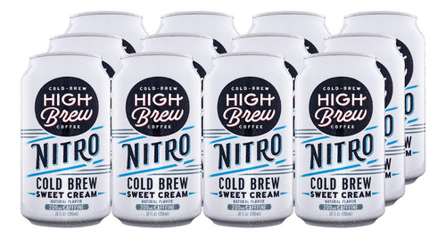 Café High Brew Preparado En Frío Nitro Crema Dulce, 295,7 Ml