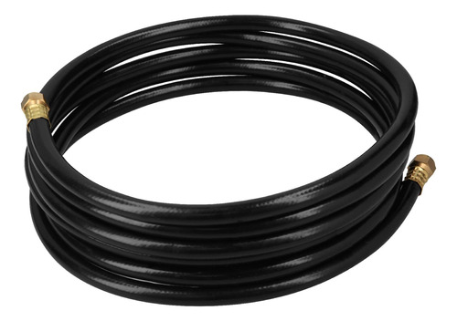 Manguera Para Gas 3/8  Flexible Negra De 5 M, Con Conexión