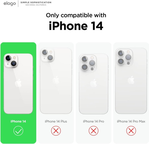 Silicone Case Estuche Sellado iPhone 14 Blanco