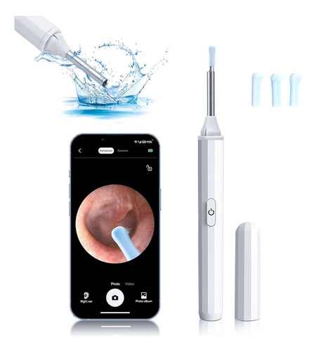 Limpiador Oídos Inteligente Con Luces Y Cámara Y Endoscopio