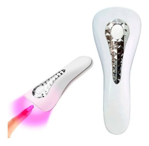 Mini cabina, linterna portátil, LED, UV, inalámbrica, gel, secado en gel, color blanco