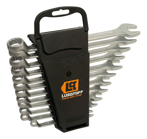 Llaves Fijas Combinadas 12 Pz Lusqtoff Milimetricas 8 A 19mm