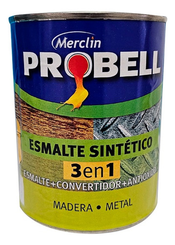 Esmalte Sint 3 En 1 Probell 1 Lts Brillante Verde Ingles