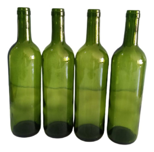 Botellas De Vidrio  Envase 750ml Por Pieza Con Corchos