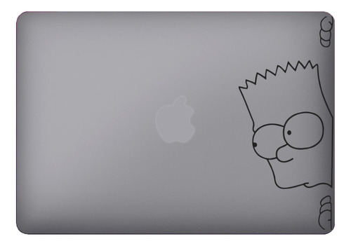 Calcomania Sticker Laptop Bart Simpson Decorativo Vinil