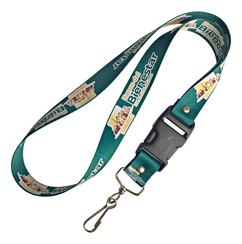 Lanyard Porta Credencial Gafete 3 Piezas Banco Del Bienestar