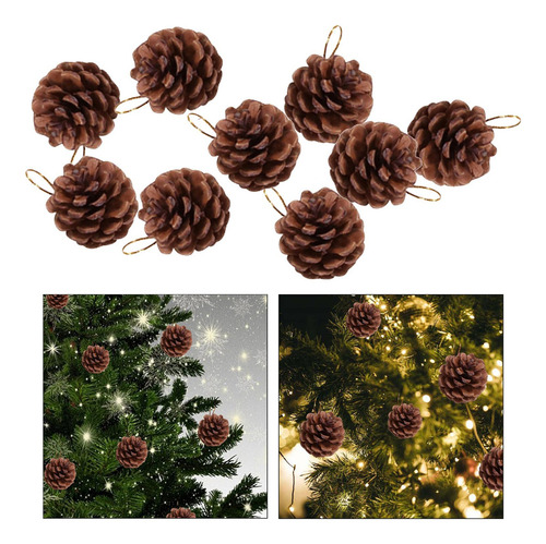 Tf 9x Colgante De Conos De Pino De Navidad Manualidades Diy