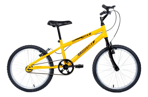 Bicicleta Aro 20 Mtb Boy Infantil Tridal Cor Amarelo