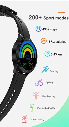 Reloj Inteligente Deportivo Dt5 Mate Bluetooth Call 200+