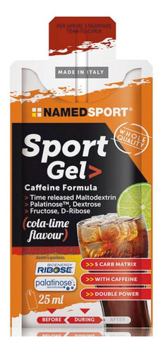 Sport Gel Caffeine Cola Lime 25ml Namedsport