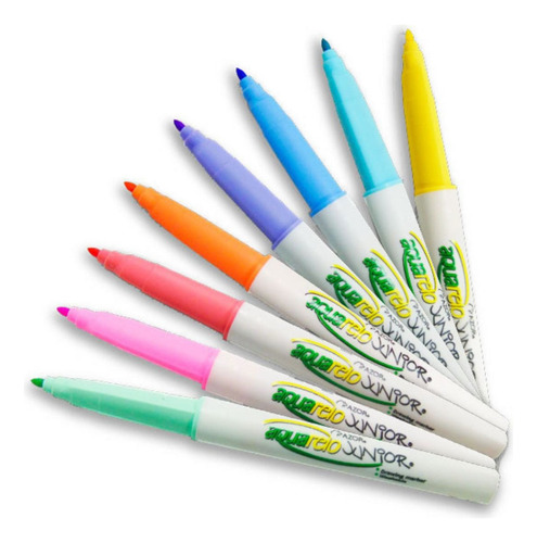 Marcador Azor Plumones Dibujo Pastel Punta Fina Triangular