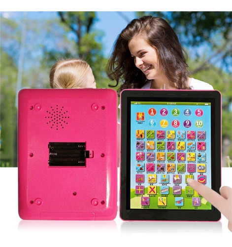 Niños aprendiendo inglés tableta portátil niños computadora 