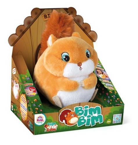Imagen 1 de 7 de Bim Bim Peluche Ardilla Saltarina Rebota A Carcajadas Kreker