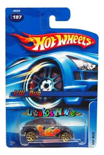 Hot Wheels Vw Bug Fusca 2006 - Secret Series #197 Preto