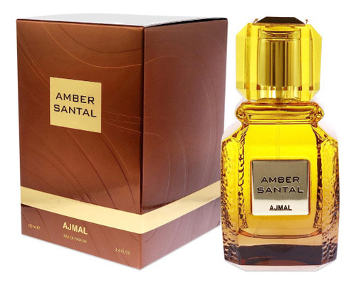 Eau de Parfum Ajmal Amber Santal, perfume árabe unisex, 100 ml