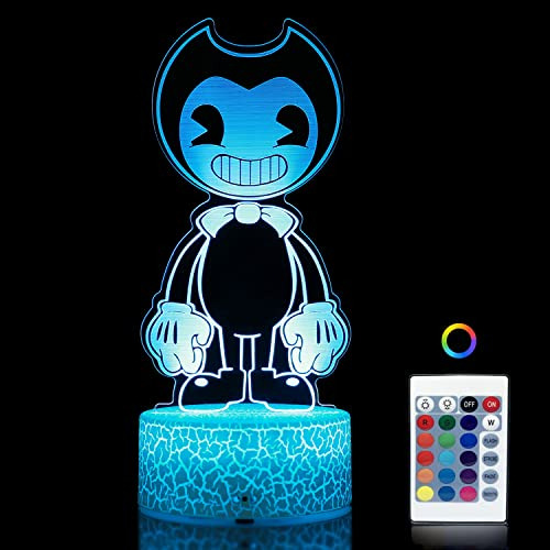 Lámpara De Escritorio Led 3d Bendy Night Light Illusio...