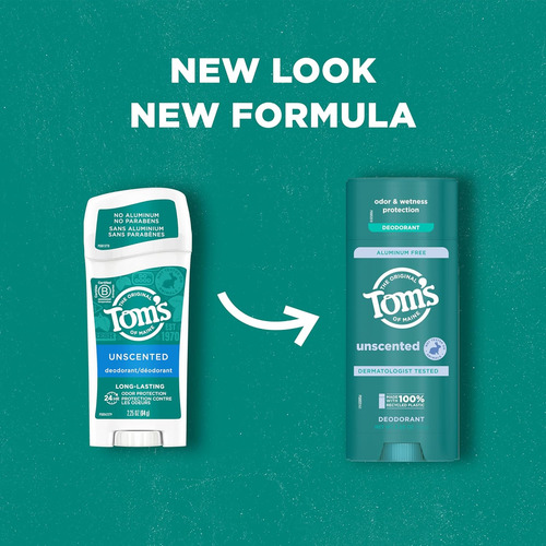 Toms Of Maine Deodorant Unscented 92g