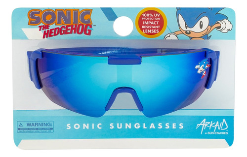 Lentes Sol Para Niñ@s (personajes Series Animadas) Sonic Azul Azul Azul Azul