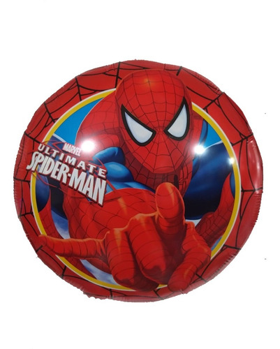 5 Globos Hombre Araña Spiderman Metalizados 45 Cm