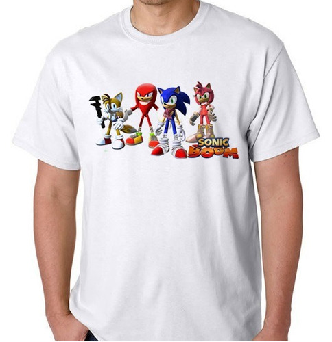 Camiseta Camisa Blusa Unissex Jogo Sonic Game Sega