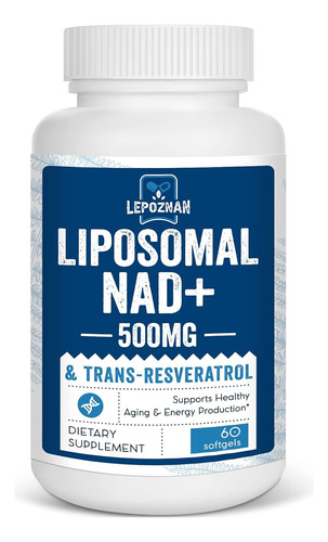 Nad+ Liposomal 500 Mg + Trans-resveratrol 300 Mg. 60 Cap