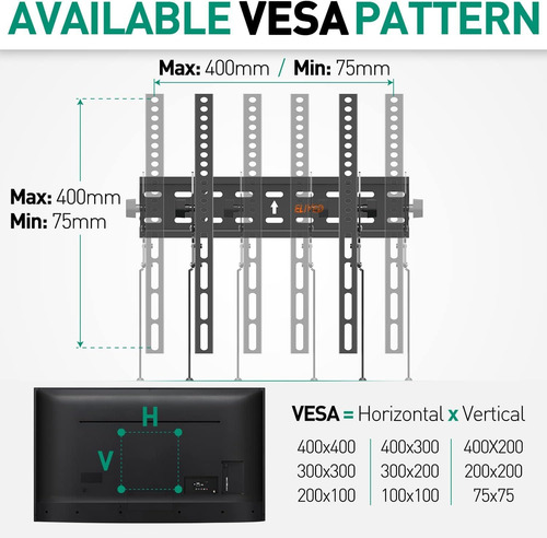 Soporte De Pared Para Tv De 26 A 55 Ul Certificado