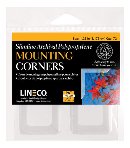 1.25  Slimline Polypropylene Mounting Corners. Pack Of ...