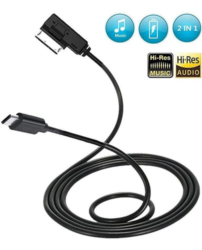 Media Interface Aux Cable With Usb C For Mercedes Benz Coman