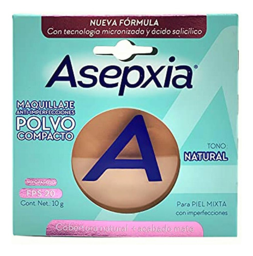 Asepxia Maquillaje Anti-imperfecciones En Polvo, Tono