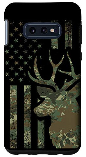 Funda Para Galaxy S10e Camo American Flag Plastico