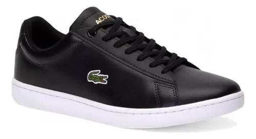 Tenis lacoste negro mujer sale