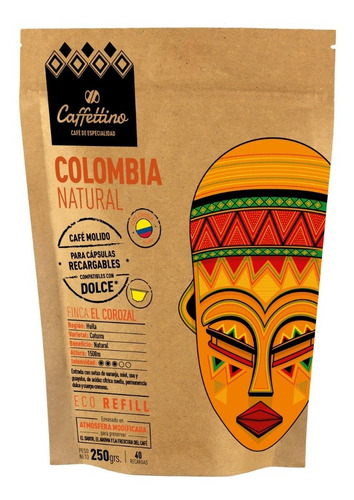 Microlote Col. Corozal Para Cápsulas Caffettino - Dolce 