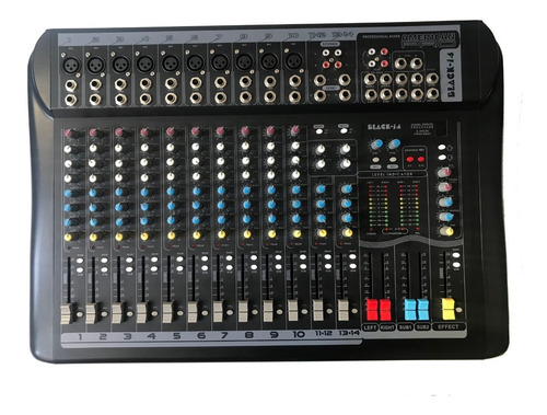 Consola Mixer Sonido American Pro Black 14 Canales Oferta Dj