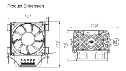 Imagem 7 de 8 de Cooler Para Processador Deepcool Ice Edge Mini Fs V2.0