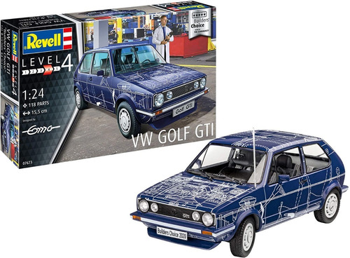 Volkswagen Golf Gti Builders´ Choice-escala 1/24 Revell 7673