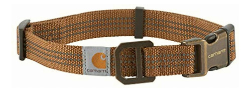 Carhartt Dog Collar Brown/brushed Brass