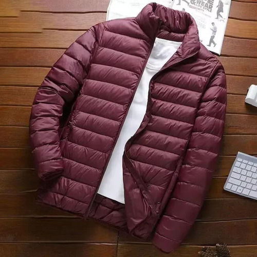 Chaqueta De Invierno De Algodón Con Cuello Alto Y Abrigo Cál
